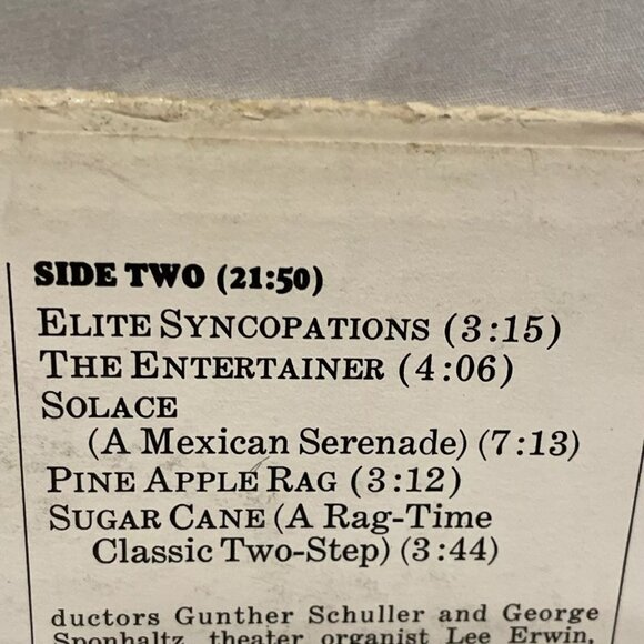 Itzhak Perlman André Previn The Easy Winners (Vinyl, 1975) Angel Records S-37113 - Picture 5 of 10